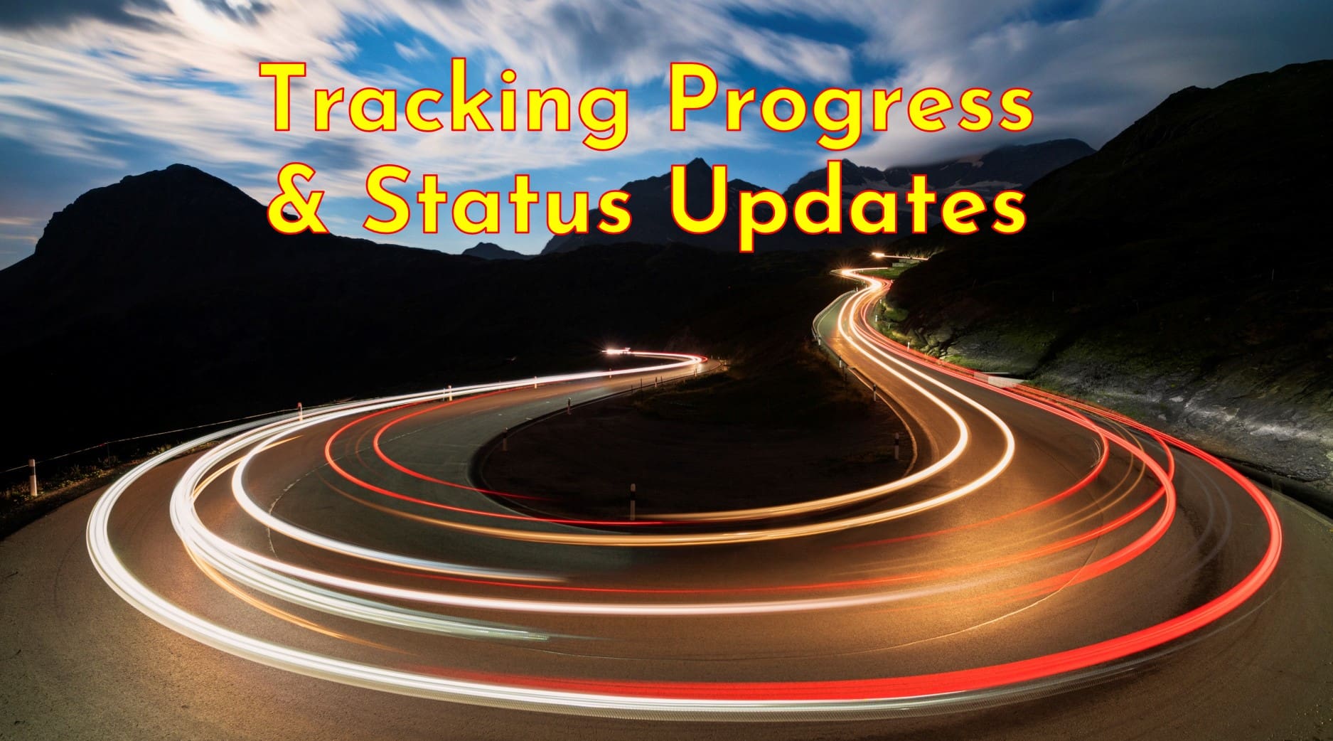 Tracking progress and status updates